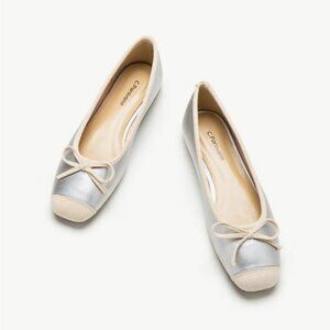 C. Paravano Cap-Toe Ballet Flats (Elena) size 10
